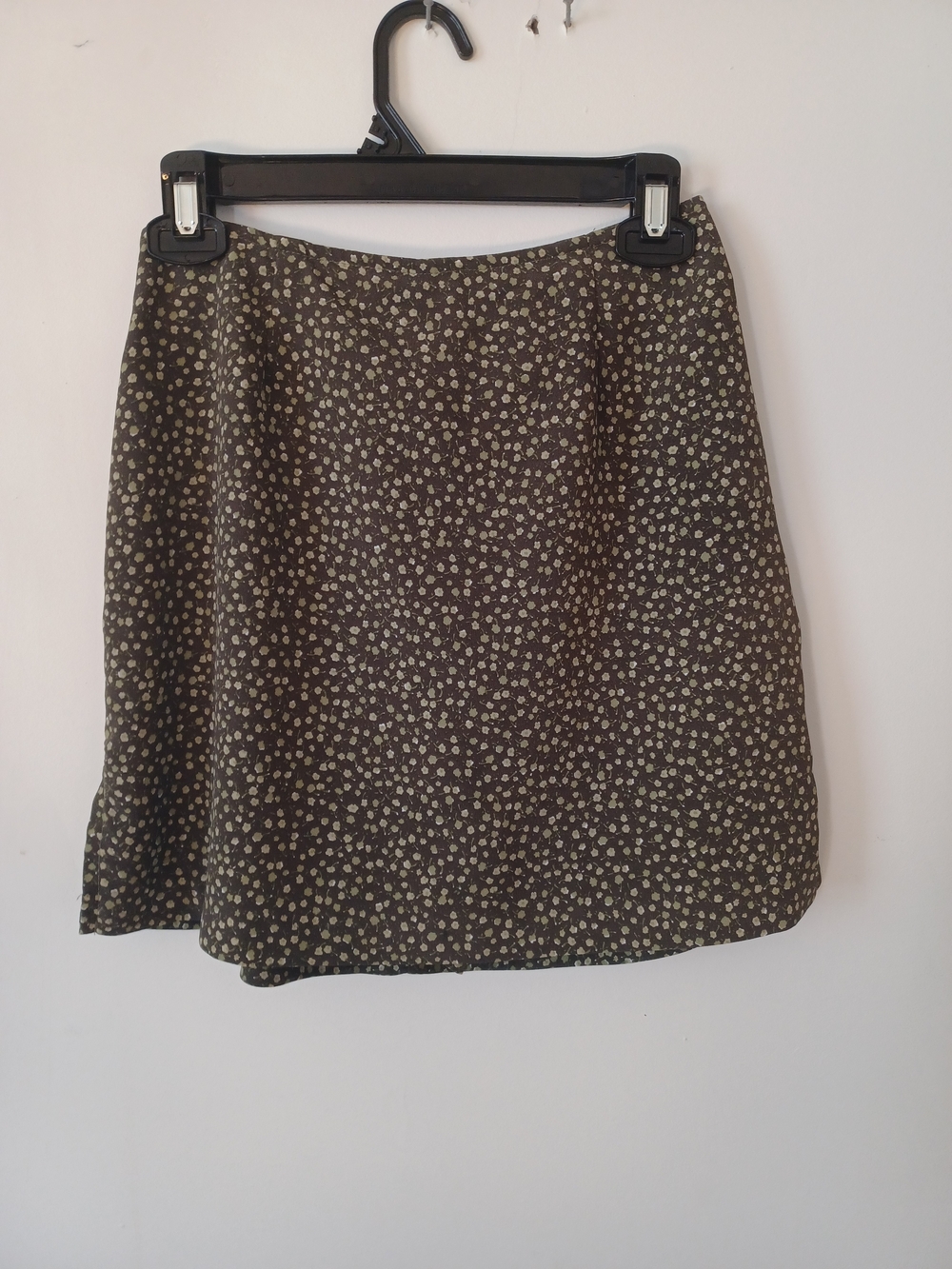 Vintage Women’s Olive Green Floral Mini Skort